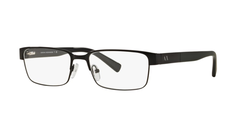 Armani Exchange AX1017L 6000 54-17 Óculos de grau Preto | Óticas Carol