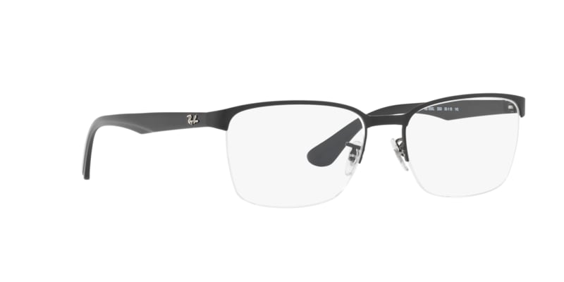 Ray-ban RX6395L 2503 55-18 Óculos de grau Preto | Óticas Carol