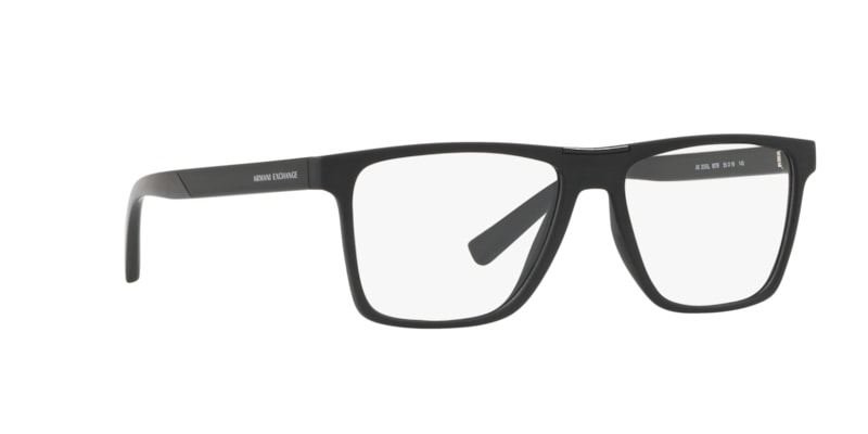 Armani Exchange AX3055L 8078 55-16 Óculos de grau Preto | Óticas Carol