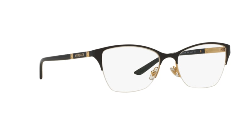 Versace VE1218 1342 53-17 Irregular Preto | Óticas Carol