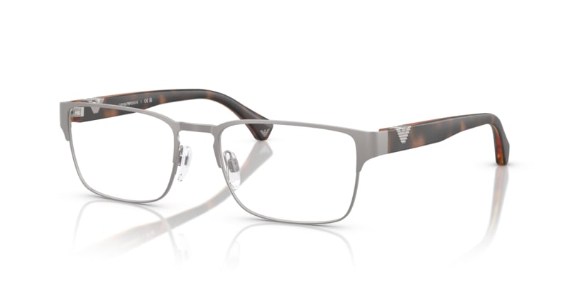 Emporio Armani EA1027 3003 55-18 Óculos de grau Cinza-escuro