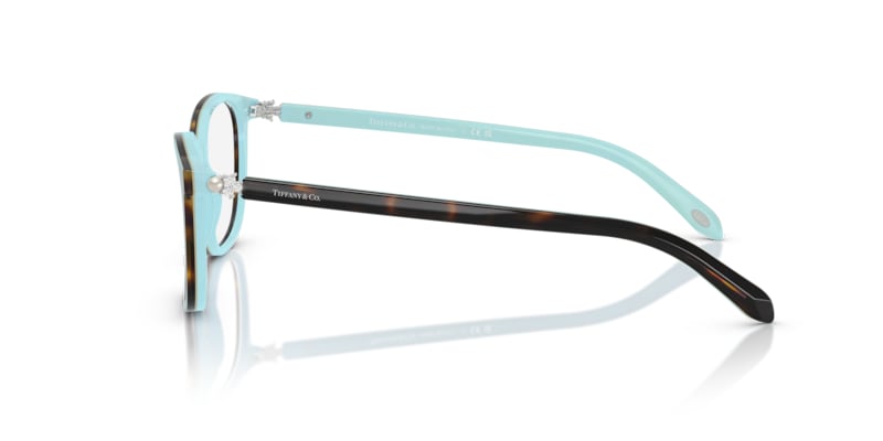Tiffany TF2109HB 8134 53-17 Quadrado Havana | Óticas Carol