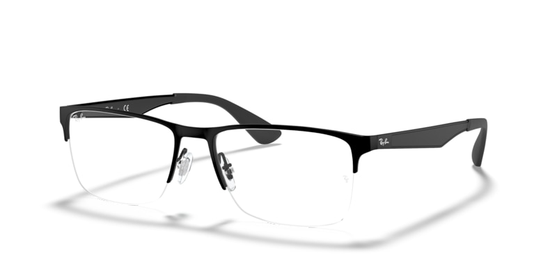 Ray-ban RX6335 2503 56-17 Óculos de grau Preto | Óticas Carol